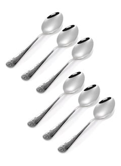 Buy Stainless Steel Kitchen Classic Table spoon 6pc Set GF9011 in UAE