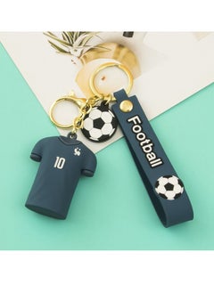 Buy M MIAOYAN trendy cartoon football jersey pendant car key chain school bag ornaments exquisite small gifts in Saudi Arabia