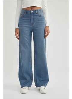 Buy Woman 90'S Wide Leg Denim Trousers in Egypt