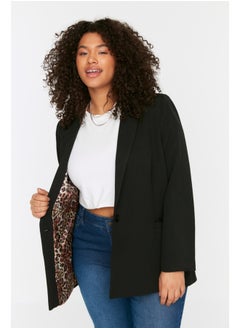 Buy Plus Size Blazer - Black - Blazers in Egypt