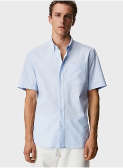 Buy Button Down Regular Fit Shirt in UAE