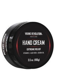 Buy Mens Hand Cream for Men Hand Cream for Dry Cracked Hands Repair Cream Dry Hand Cream for Dry Hands Balm - Aloe Vera Dry Hands Treatment Skin Moisturizer with Vitamin E 3.5oz in UAE