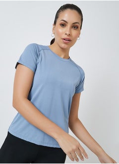 Buy Stitch Detail Dot Texture Top in Saudi Arabia