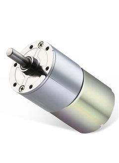 Buy DC 12V 30RPM Gear Motor, High Torque Electric Micro Speed Reduction Geared Motor, Motor Centric Output Shaft 37mm Diameter Gearbox (1Pcs) in UAE