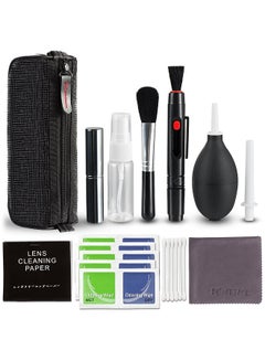 اشتري Professional Camera Cleaning Kit Lens Cleaning Kit with Air Blower Cleaning Pen Cleaning Cloth for Most Camera Mobile Phone Laptop في الامارات
