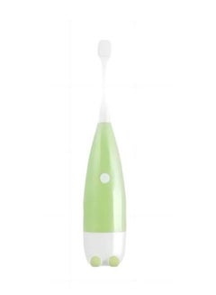 Buy Kids Electric Toothbrush Penguin Design,Soft hair automatic toothbrush tooth protection waterproof household with 2 brush heads for age 3-15years,Green in Saudi Arabia