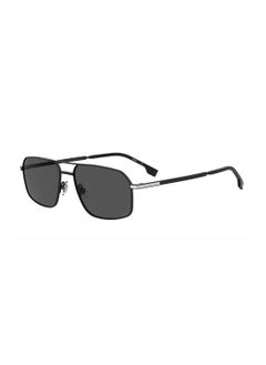 اشتري Men's UV Protection Navigator Sunglasses - Boss 1603/S Black Millimeter - Lens Size: 58 Mm في السعودية