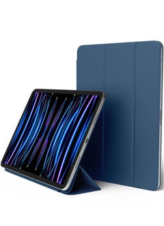 Buy Magnetic Folio for iPad Pro 11 inch 4th Generation (2022) 3rd Gen (2021) 2nd Gen (2020) case cover - Blue with Auto Sleep and Wake function in UAE