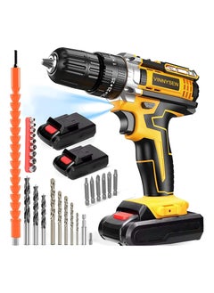 Buy 48V Cordless Drill, 3/8 Inch Power Drill Set with Lithium Ion Battery and Charger, Electric Drill with Variable Speed in UAE