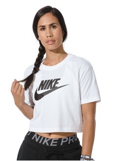 Buy Women's Cropped Logo T-Shirt in Egypt