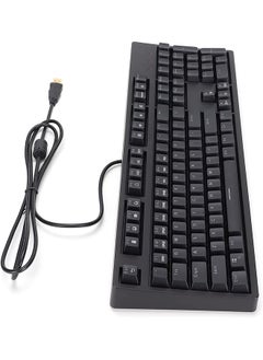 Buy Wired Gaming Mechanical Keyboard Rgb Internet Cafe Desktop Computer Notebook 104 Full Keys Ergonomic Design Durable Computer Accessories in Saudi Arabia