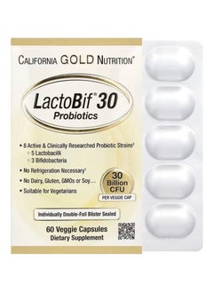 Buy LactoBif Probiotics Dietary Supplement - 60 Veggie Capsules in Saudi Arabia