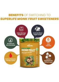 Buy Monk Fruit Zero Calorie Sweetener With Erythritol Sweetener in UAE