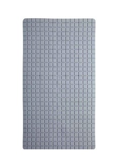 Buy Non-Slip Bath Mat Grey 35 x 78cm in Saudi Arabia