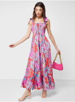 Buy Floral Printed Dress in Saudi Arabia