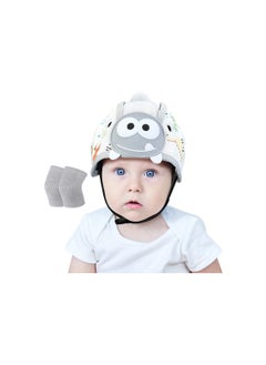 اشتري Baby Safety Helmet, Breathable Baby Head Protector For Crawling And Walking, Infant Soft Helmet, Anti-Collision, Ultra-Lightweight, Expandable And Adjustable Age 6M-24M, Tested And Certified في السعودية