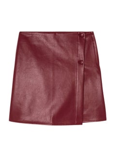 اشتري Short faux leather skirt في مصر