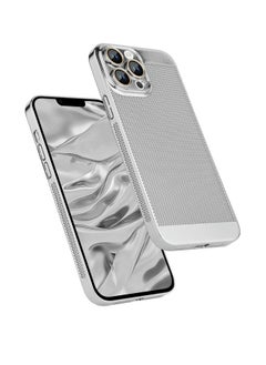 Buy Electroplating Heat Dissipation Phone Case for iPhone 15 Pro Max, New Heat Dissipation Plating Fine Hole Protector for iPhone Case, Crystal Lens Film Coating Phone Case in UAE