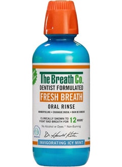 Buy The Breath Co Alcohol Free Mouthwash Oral Rinse for 12 Hrs for Fresh breath, Icy Mint, 500ML in Saudi Arabia