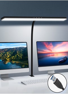 Buy Desk Lamp LED Dimmable 12W 40CM Desk Lamp Clampable Eye Protection Table Lamp Monitor Office Desk Lamp Gooseneck Clamp Light 3 Colour Temperature 5 Brightness Levels Architect Lamp in UAE