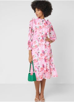 Buy Floral Printed Dress in Saudi Arabia