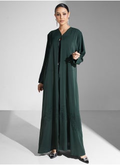 Buy Embellished Flared Sleeve Abaya in Saudi Arabia