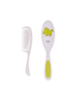 Buy Baby Brush and Comb with soft bristles TRANSPARENT in Egypt