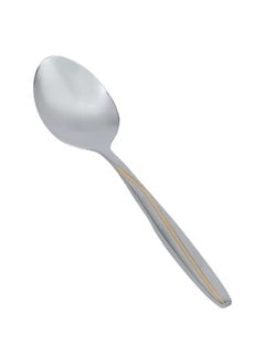 Buy Silver and gold tea spoon set, 6 pieces in Saudi Arabia