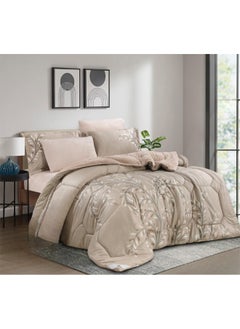 Buy Winter Duvet Set With Two-Sided Fabric Sturdy And Soft Heavy Filling 6 Pieces King Size in Saudi Arabia