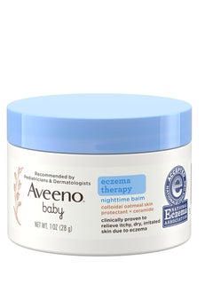 Buy Aveeno Baby eczema therapy nighttime balm 1oz 28g in UAE