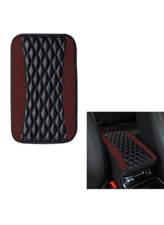 اشتري Car Center Console Cushion Pad, Car Armrest Waterproof Non Slip Interior Accessories, PU Leather Auto Armrest Cover Protector, Waterproof Armrest Seat Box Cover Protector for Most Cars في السعودية