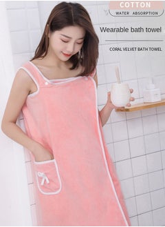 اشتري Household Essential Bath Towel, Thickened Fast Absorption, Lovely Female Bath Towel في الامارات