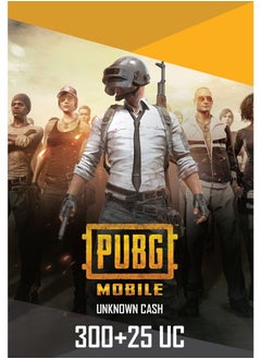 Buy PUBG Mobile 300 with 25 UC Digital Code (Delivery via SMS/WhatsApp) in UAE