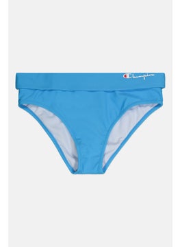 اشتري Women Brand Logo Bikini Bottom, Light Blue في السعودية