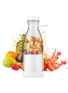 Buy Portable Mini Electric Blender 300ml Juicer Cup 6 Blades for Smoothie Milkshake Juice Baby Food Built-in Rechargeable Battery for Travel Sports Kitchen Office Outdoors in UAE