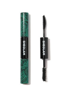 Buy 2 In 1 Black Volume and Length Waterproof Mascara Long Lasting Dual-Ended Tubing Eye Makeup in UAE