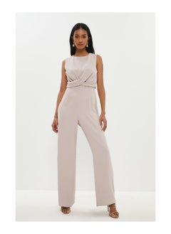 Buy Wrap Detail Wide Leg Jumpsuit in Saudi Arabia