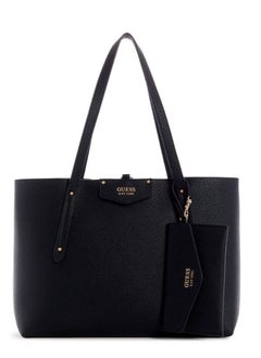 Buy Guess Eco Brenton Tote Shoulder bag Black in Saudi Arabia