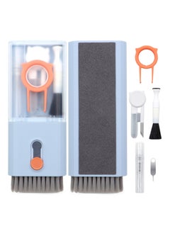 اشتري 10-in-1 Keyboard Screen Cleaner Kit, Multifunctional Laptop Cleaning Brush with Keycap Puller and Brush, Screen Wipe Tools for MacBook, Tablet, PC, Phones, Earphone في الامارات