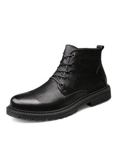 اشتري New Men's Casual Leather Boots في السعودية