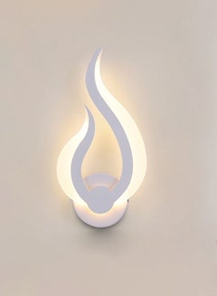 Buy LED Wall Lights, Acrylic Flame Shape Wall Lamp Warm White in UAE