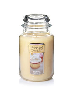 اشتري Vanilla Cupcake Scented Classic 22 Oz Large Jar Single Wick Candle Over 110 Hours Of Burn Time في الامارات