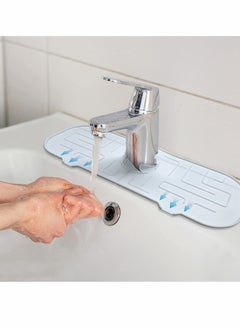 Buy Kitchen Faucet Sink Splash Guard, Silicone Faucet Water Catcher Mat for Kitchen Sink, Sink Mat for Farmhouse and RV, Kitchen Sink Accessories in Saudi Arabia