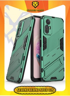 Buy GOLDEN MASK Compatible With Xiaomi Redmi Note 12S Punk Case Anti Protection (Green) in Egypt