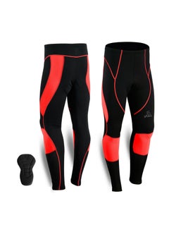 Buy Spall Mens Cycling Tights Coolmax Compression Padded Bicycle Bike Legging Trouser Pant in UAE