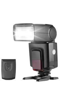 اشتري TT520ⅡUniversal On-Camera Flash Electronic Speedlite + AT-16 2.4G Wireless Trigger Transmitter Guide Number 33 S1 S2 Modes Replacement for Canon Nikon Pentax في السعودية