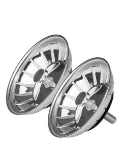 Buy 2 PCS Stainless Steel Kitchen Sink Strainer and Stopper in UAE