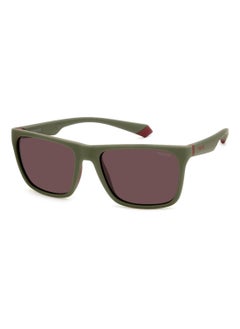 اشتري Unisex UV Protection Sunglasses Pld 2141/S Green 43.4 - Lens Size: 57 Mm في الامارات