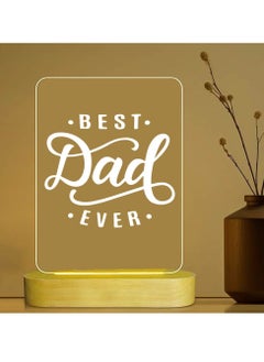 Buy Father's Day LED Lamp for Dad - Great Gift Idea for Father's Day - Gift for Dad - Dad's Birthday Gifts from Daughter and Son - Dad Appreciation Gifts - Gift for Daddy in UAE