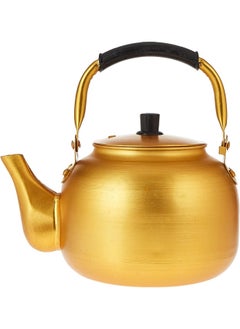 اشتري Alsaqer Yellow Kettle 1 Litre | Stove Top Tea Kettle, en Kettle, Karak Kettle, Camping Kettle, Coffee Aluminium Pot Ideal for Home Office, Camping & Hotel (1 Litre) في الامارات